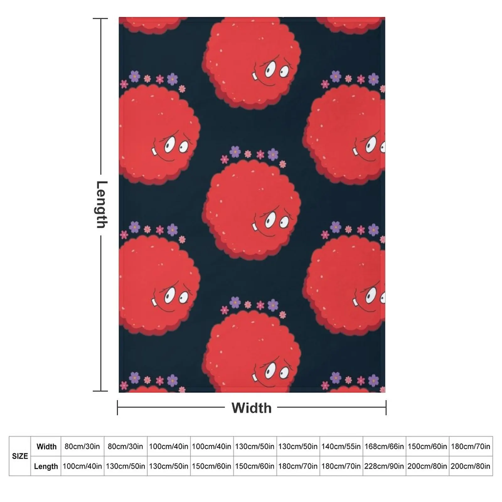 Happy Meatwad - Aqua Teen Hunger Force Throw Blanket couch cozy soft plush fuzzy picnic outdoor blanket