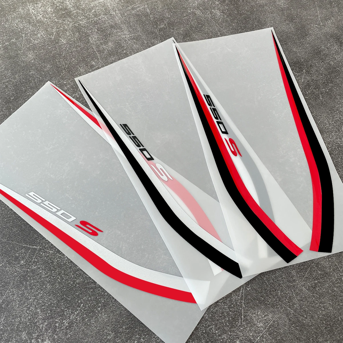For QJMOTOR 550s Motorcycle Headlight Reflective Stickers  Water-resistant Scratch-resistant Wear-resistant Decal Accessories