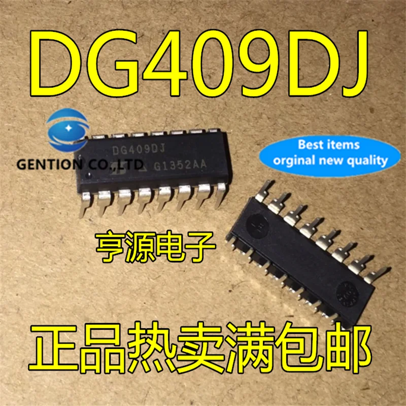 

10 шт. DG409DJ DG409 DIP16 коммуникационная микросхема подлинный аналоговый переключатель в наличии 100% новый и оригинальный