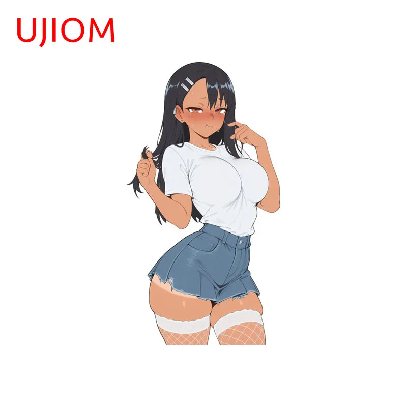 UJIOM Nagatoro San Anime Seductive Girl Wall Sticker Amusing Occlusion Scratch Decal Suitable For Adhesive Wallpapers Decor
