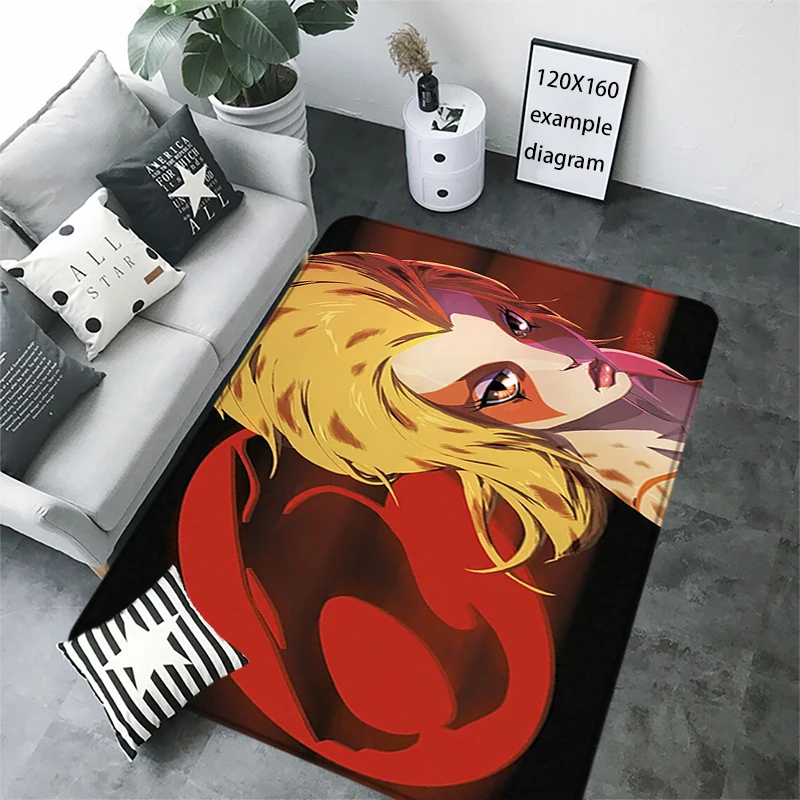 Welcoem Cartpet Living Room Thundercat Rugs Foot Carpets Entrance Doormat Kawaii Rug Floor Mats Non-slip Mat Home Kitchen Decor