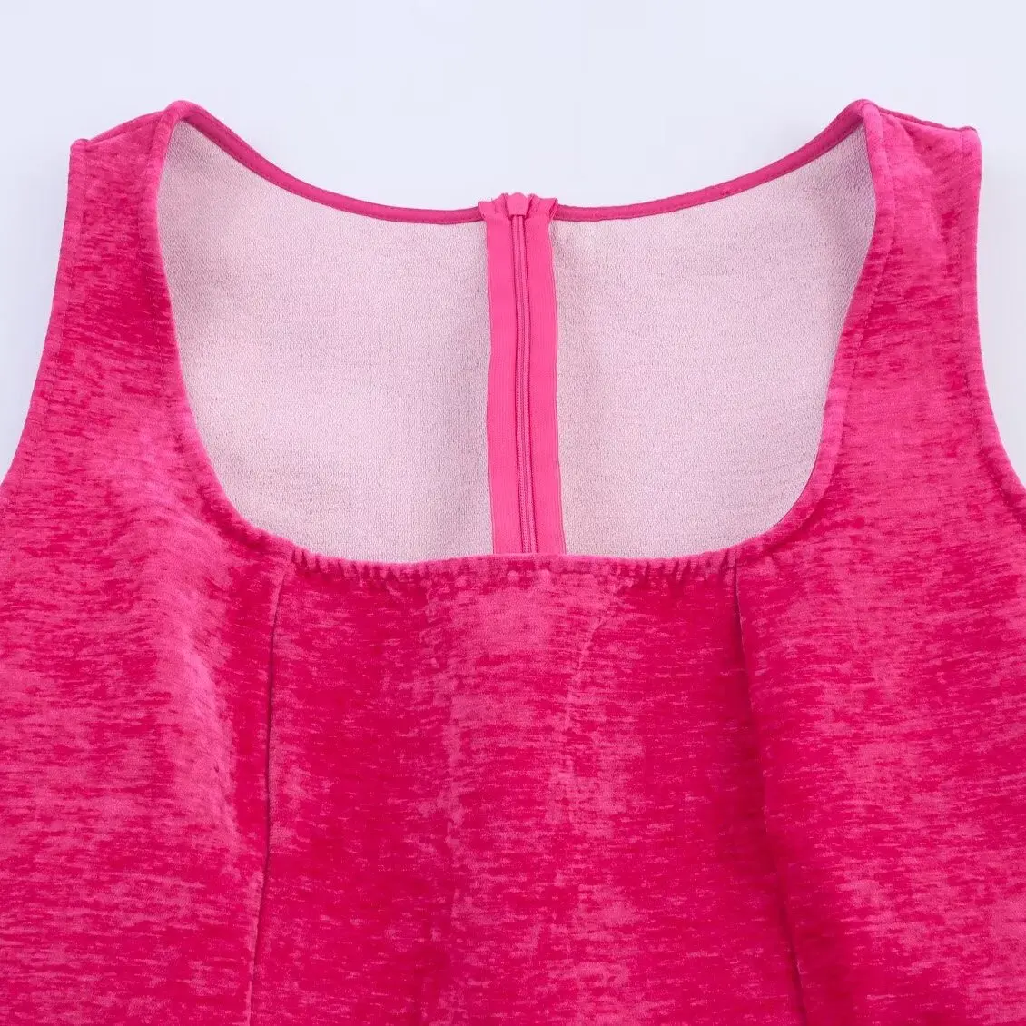 JNLEAOG automne nouveau Sle femmes rétro Design col carré jupe Dr décontracté H Version Polyester fibre t-shirt quart Sve