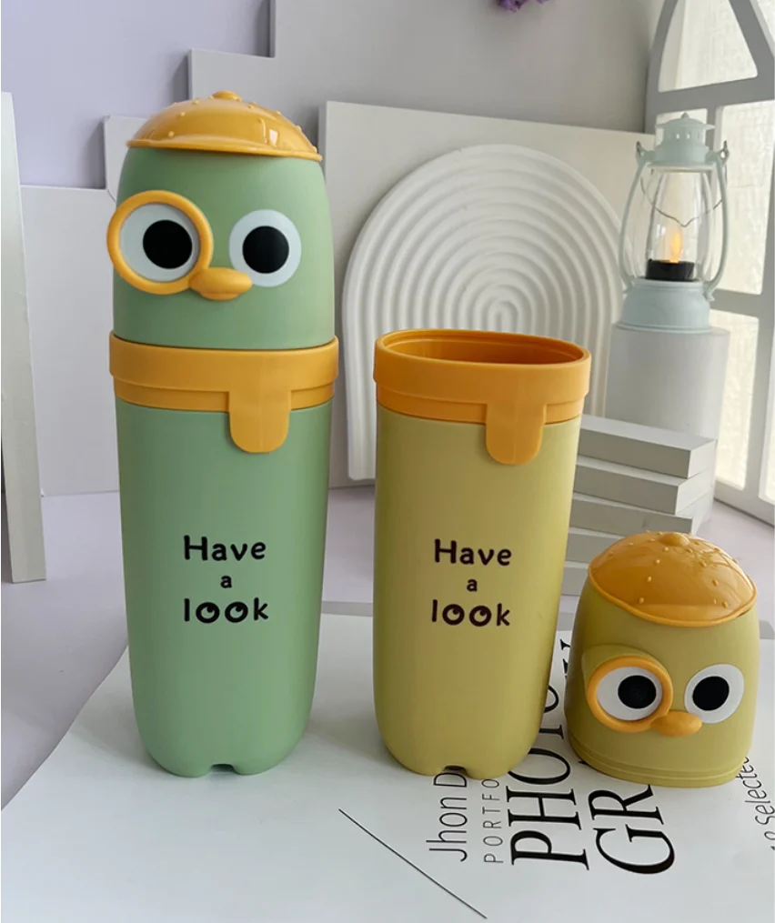 

Cute Mouthwash Cup Children's Cartoon Toothbrush Cup Toothware Cup Set Family Wash Toothpaste Toothbrush Box