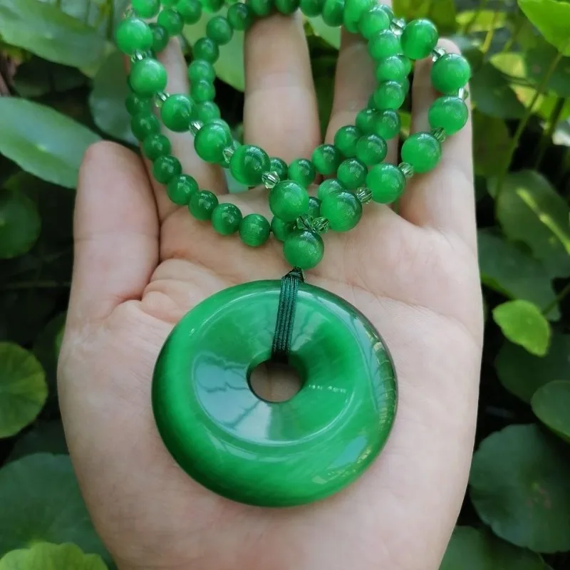 

Natural Simple and Colorful Opal Necklace Pendant, Classic Fashion Jewelry