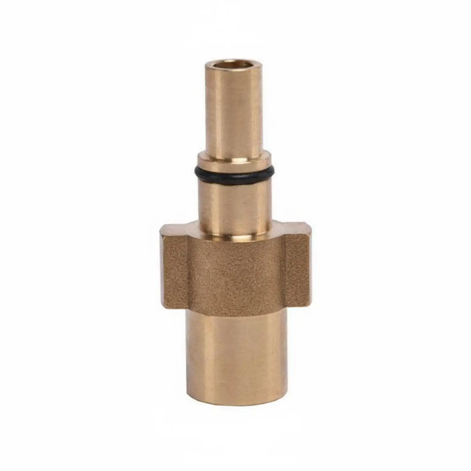 1/4 Inch Quick Release Adapter Pressure Washer Quick Connect Adapter Resistant Brass Foam Dispenser Connector for Driveway