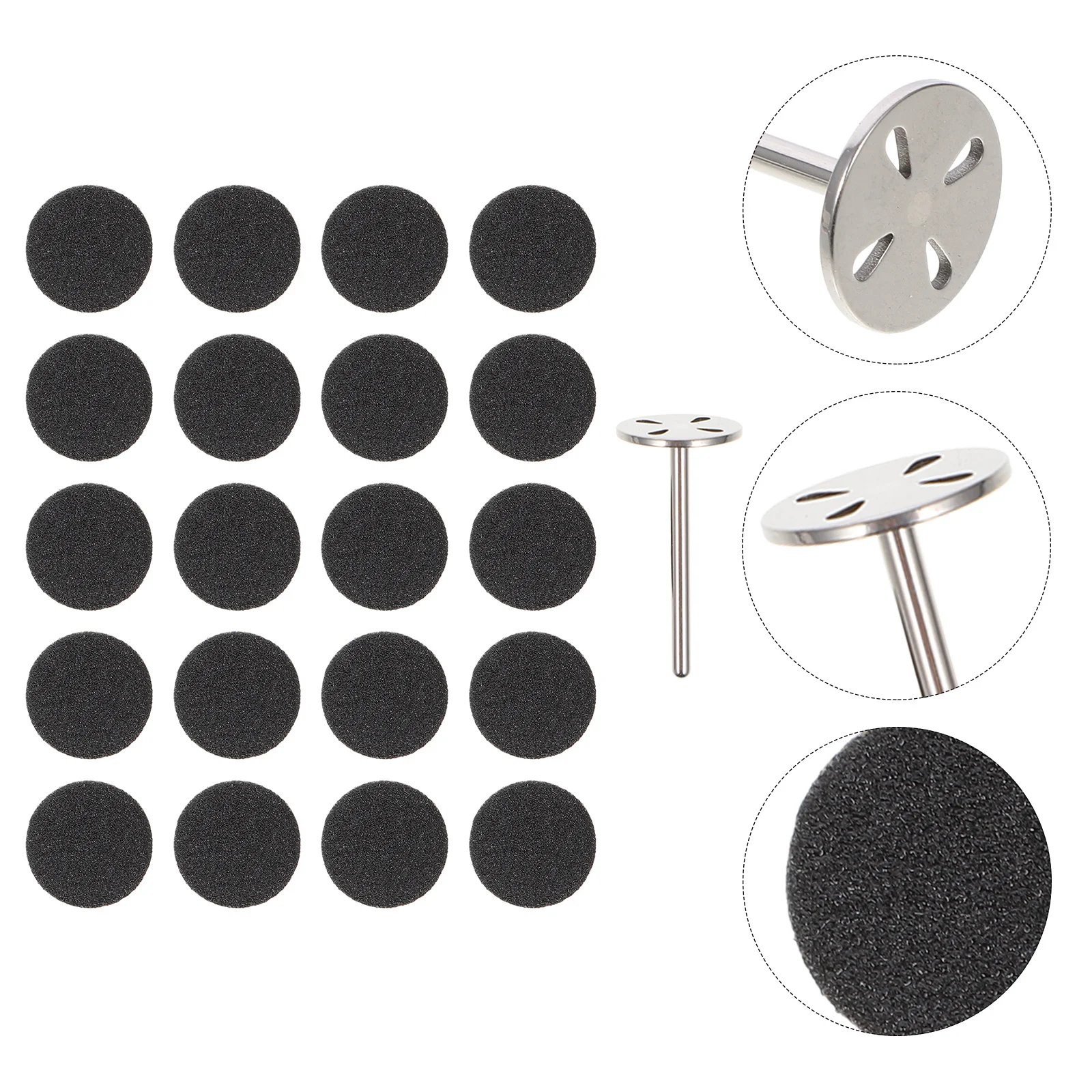 

1Set Manicure Grinding Slices Sandpaper Disc Dead Skin Removing Tool Nail Art Accessories Manicure Grinding Slices