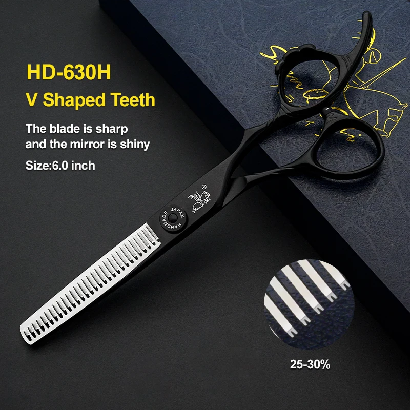 

Professional 6 inch 440c hair scissors set thinning barber cutting hair shears scissor tools hairdressing scissors