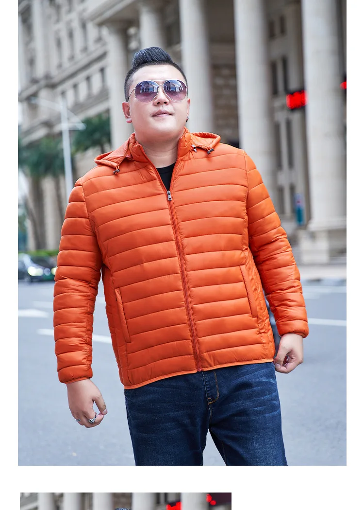 Big Size 11XL Men Casual Parka Hooded Winter Jacket Male Cotton Padded Plus Large Warm Autumn Coat 6XL 7XL 8XL 9XL 10XL 5XL Fat