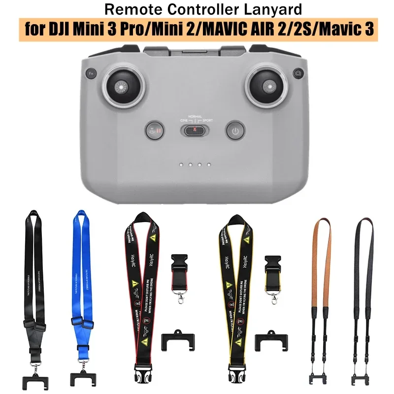 Remote Controller Lanyard for DJI NEO/Mini 3 Pro/Mini 2/AIR 3/2S/Mavic 3 NeckStrap with Fixed ClipDrone RC-N1/2/3 Accessories