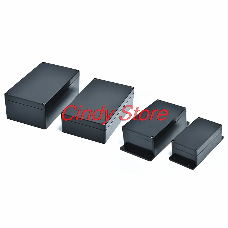 1PCS Black Box Outdoor Waterproof Case Plastic Box Electronic Project Case Instrument Waterproof Junction Box Housing