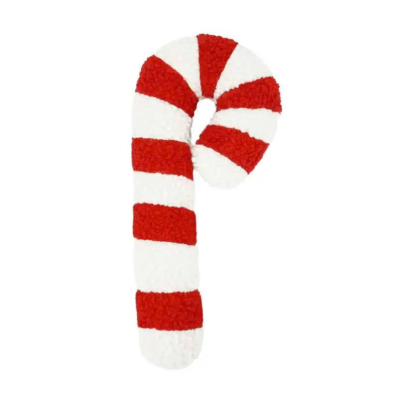 Christmas Decoration Pillow Sugar Candy Cane Cushion Red Soft For Kids Room Party Sofa Chair Car home decoration