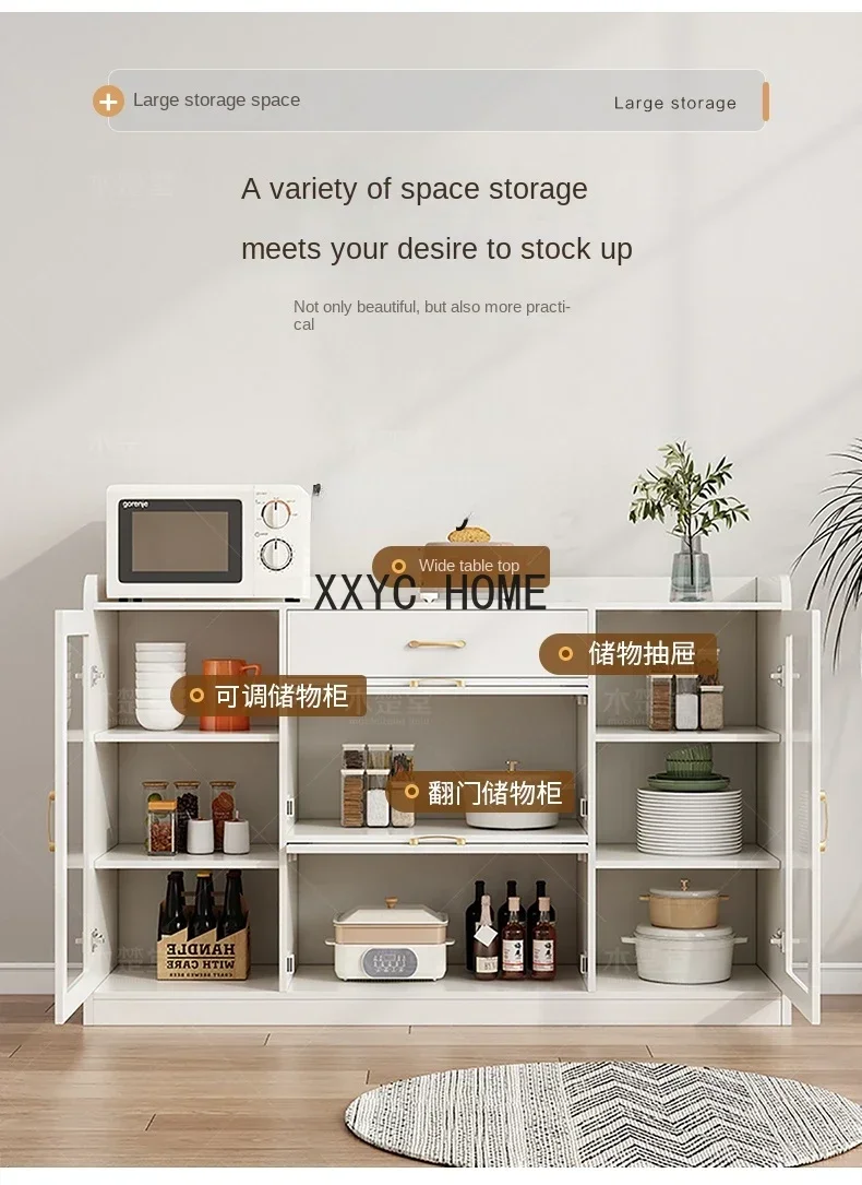 Credenza Armadietto portaoggetti Armadietto per la casa Armadietto da parete Armadietto per vino Tè