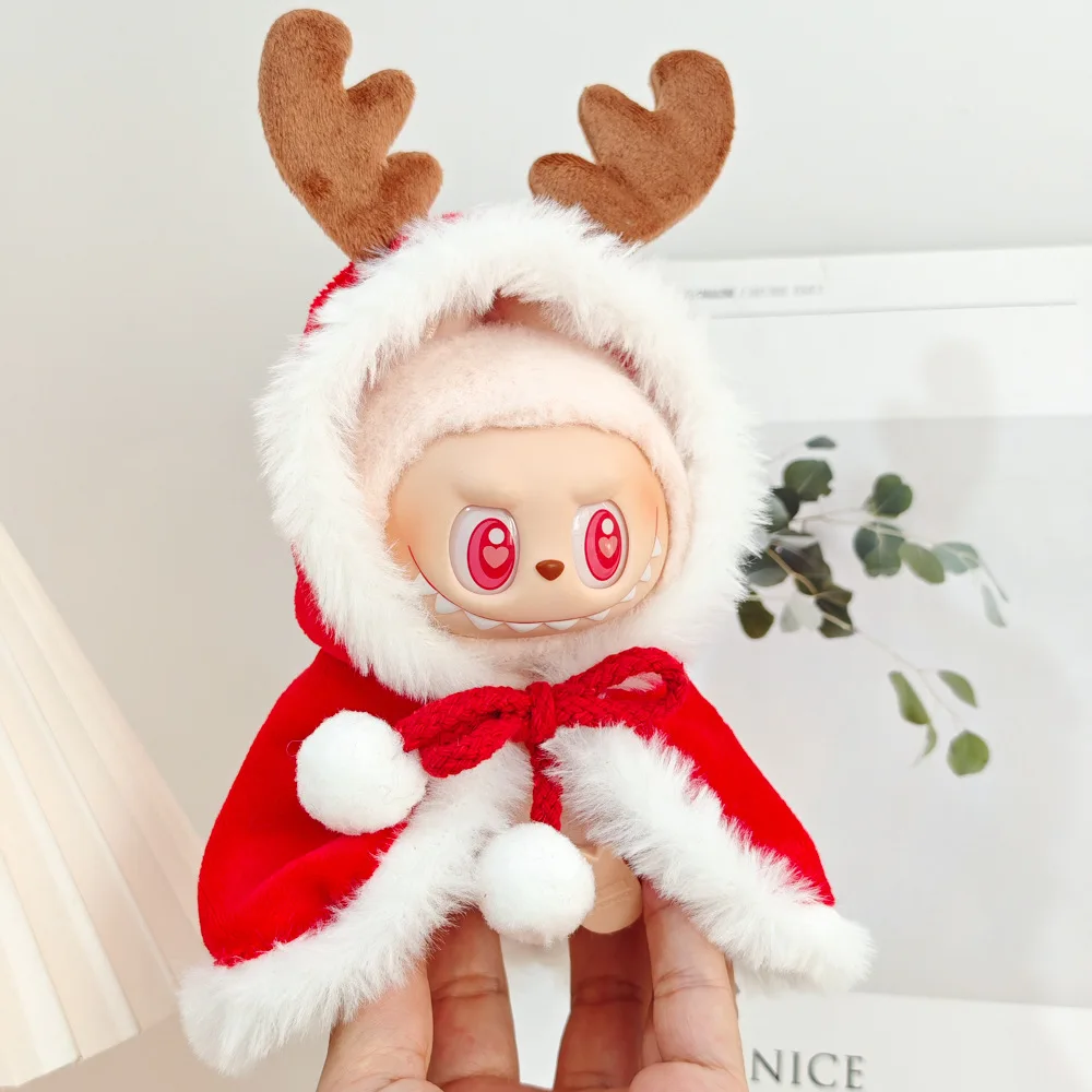 Para Corea Kpop Exo 3,0 ropa Labubu ropa de Navidad ropa de muñeca Labubu lindo conjunto de moda accesorios para muñecas