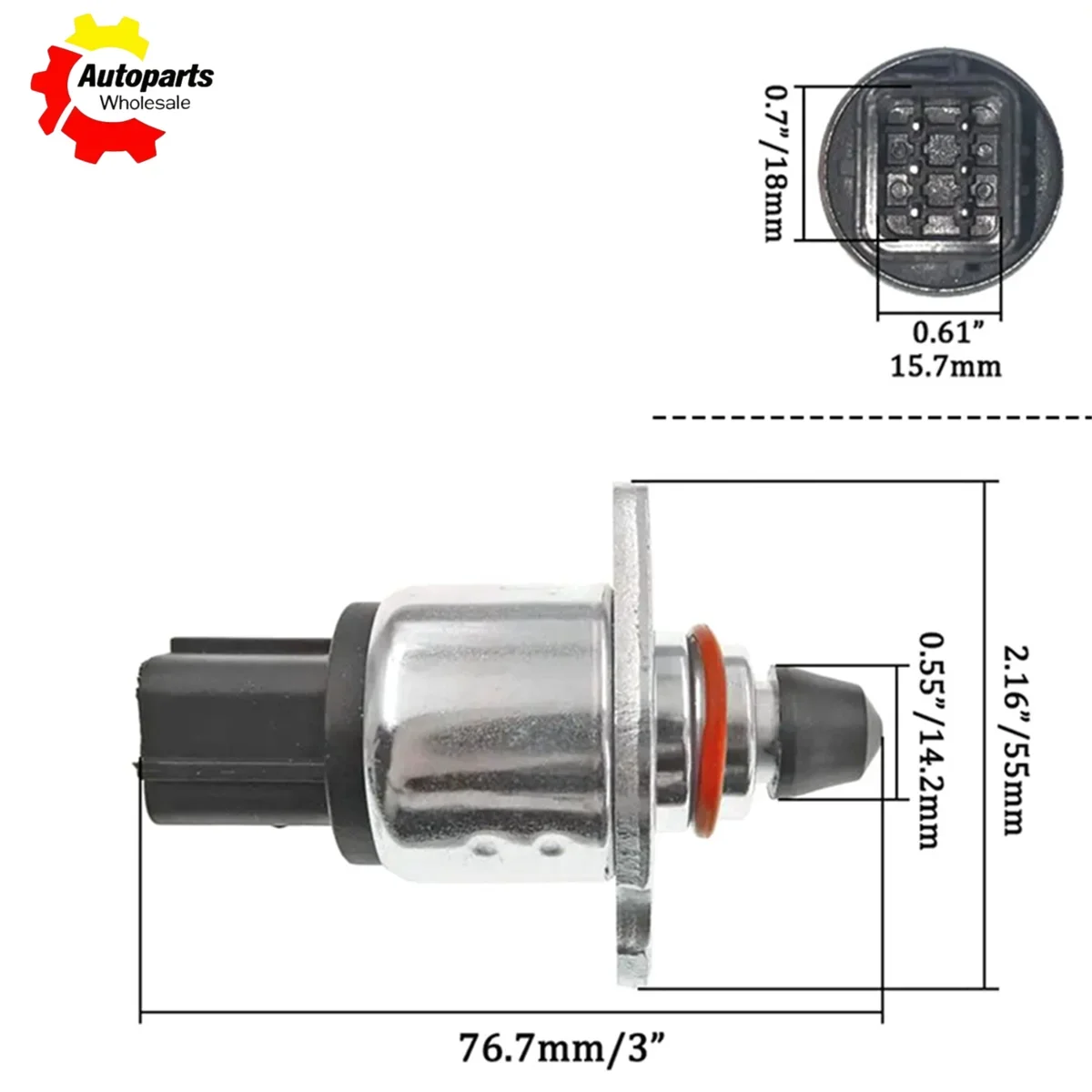 22650-AA240 IAC Idle Air Control Valve 1993-1999 for Subaru Impreza Air Control Valve Assy  A33-660-R00 22650AA240