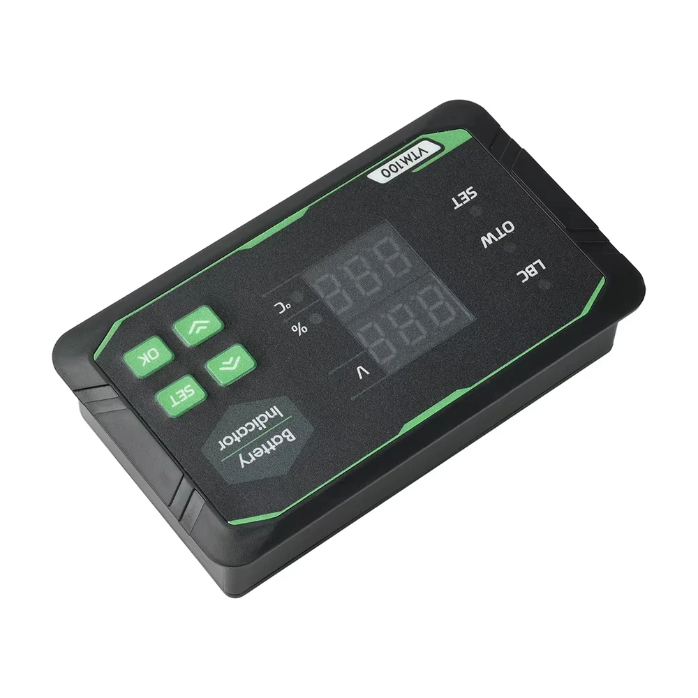 VTM100 Mini Digital Battery Tester, DC 7‑100V High Precision Voltage & Charge Indicator for Lead‑Acid & Ternary Lithium Batterie