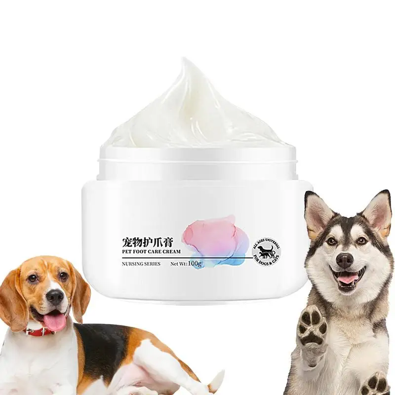 Paw Soother Balm 100g Natural Cream Butter Cat & Dog Paw Wax Licksafe Moisturizing Paw Pad Lotion Paw Protectors For Dry Paws