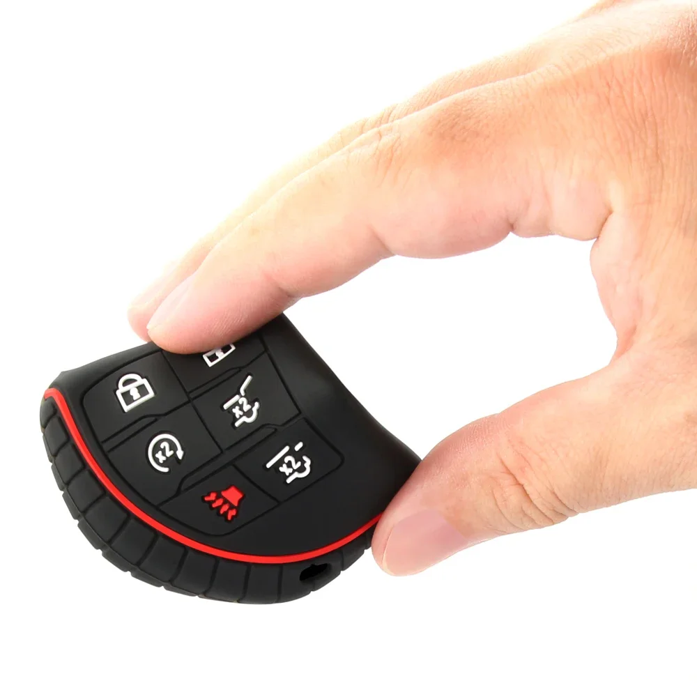 Car Key Case Fob Cover Shell for Chevrolet Tahoe Suburban for GMC Yukon for Buick ENVISION S Plus Avenir 2020-2025 view 3
