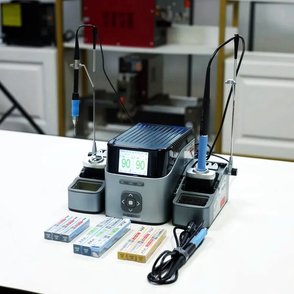 

AIXUN T420D 200W Soldering Station VS JBC T210 T245 T115 Handle for PCB Solder Repair Welding Tool