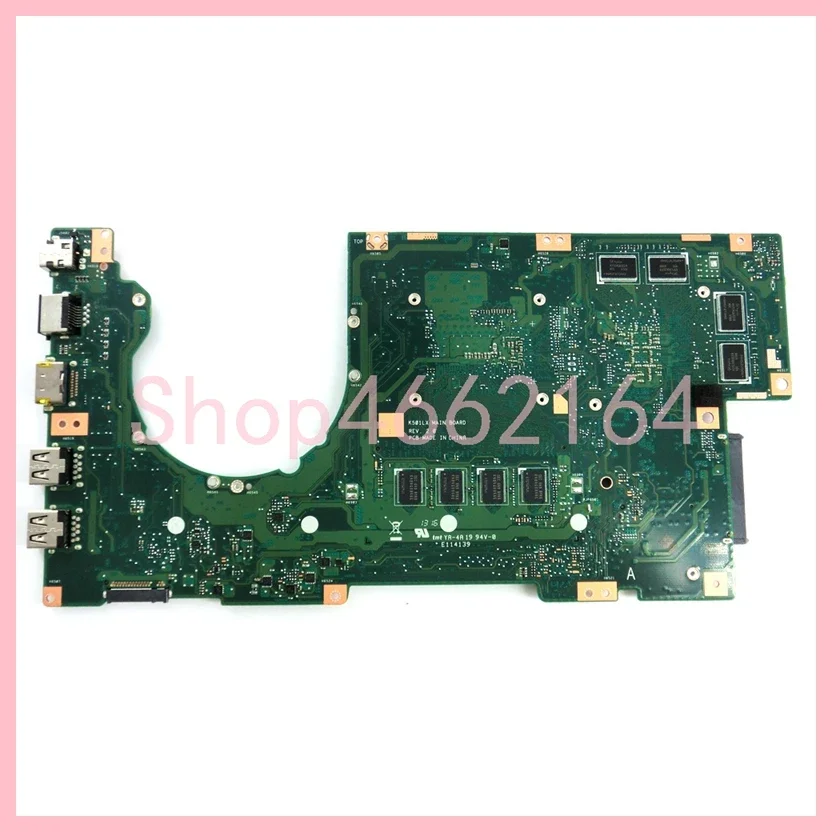 Imagem -02 - Placa-mãe para Asus K501lx i3 i5 Cpu i7 4gb de Ram Gtx940m Gtx950m Gpu Mainboard para K501ln K501lb A501l V505l K501lx K501