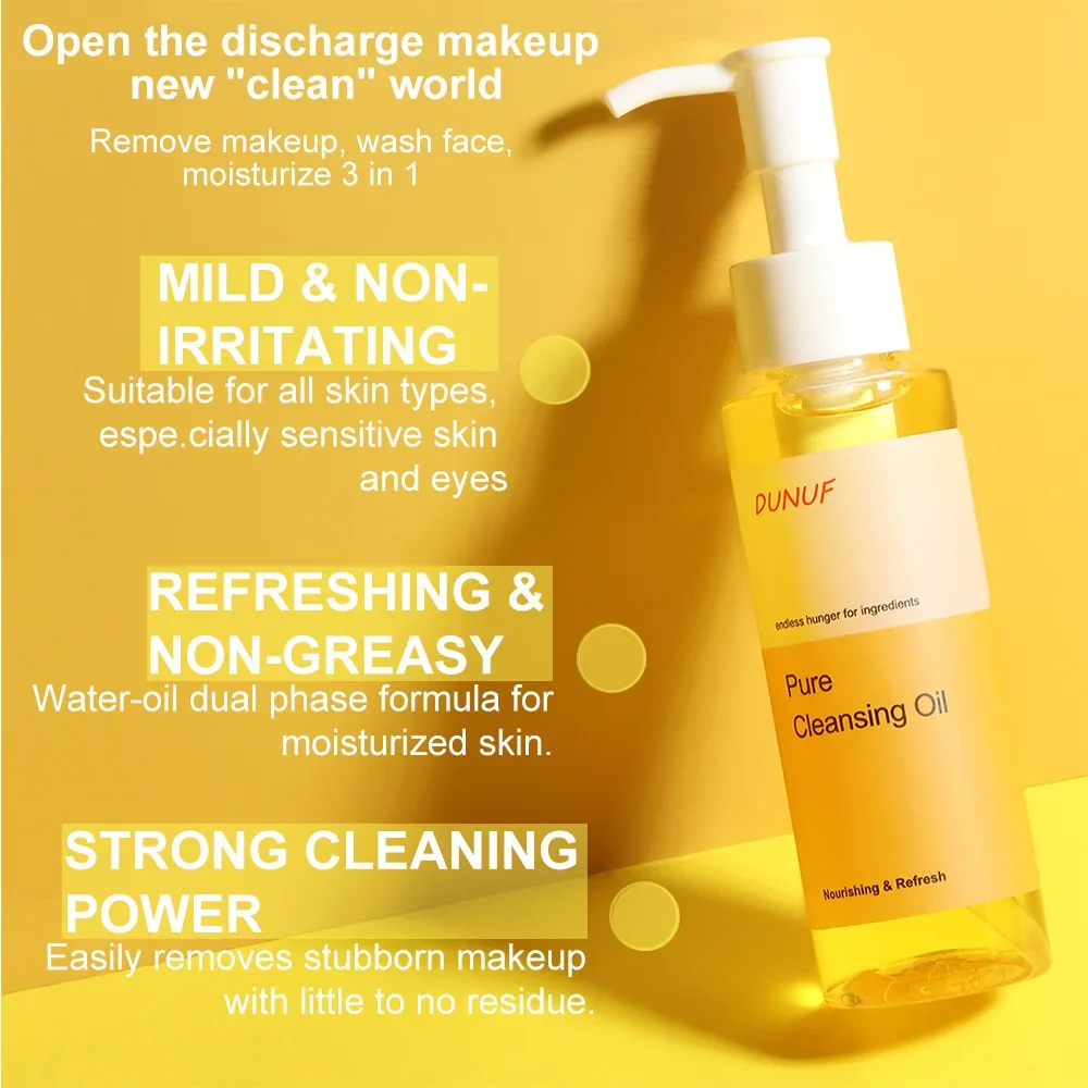 植物エキス配合の100MLクレンジングオイル 毛穴の奥深くまでクレンジング 保湿 黒ずみを軽減 メイク落とし 顔のスキンケア用