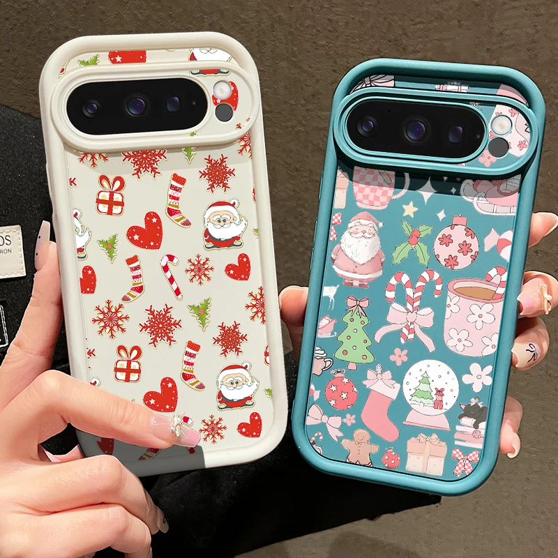 Funda blanda con diseño navide - Google Pixel 9 Pro reseña y precio