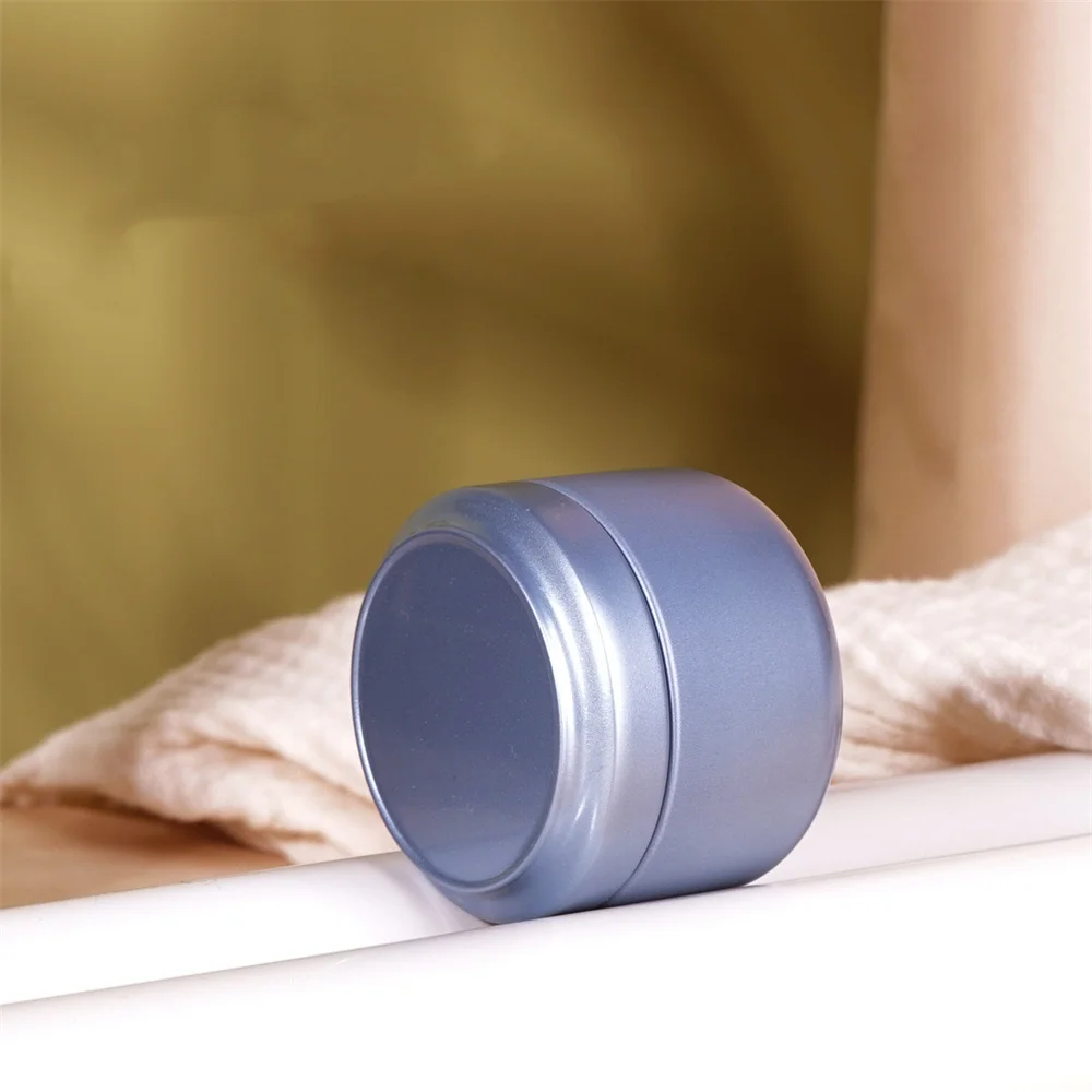 Round Tin Storage Metal Box Small Iron Pot Sealed Pot for Coffee Tea Candy Storage Accessiories Container Cans