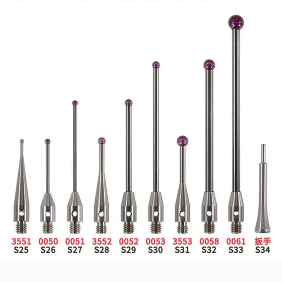M2M3 Renishaw Coordinate Probe Ruby Probe 0.5/1.0/1.5/2.0/3.0 CNC Machine Tool Probe Accessories ﻿