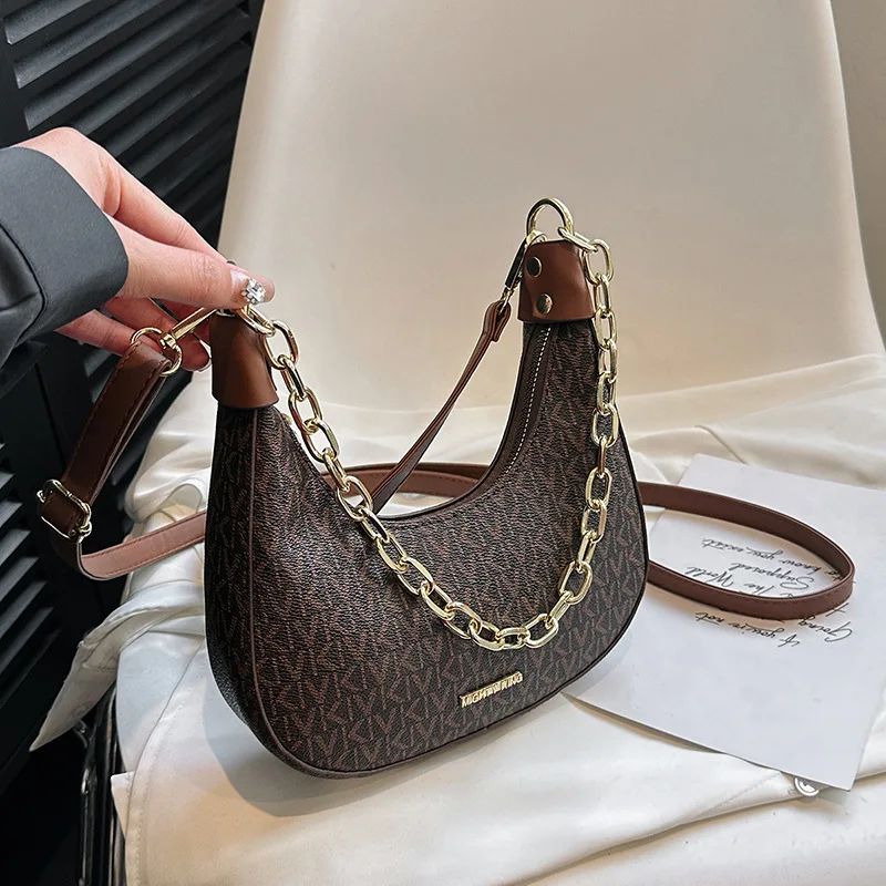 

2025 Fashionable Women's Underarm Bag - Exclusive Niche Design, Stylish Shoulder/Crossbody, Casual Baguette Look