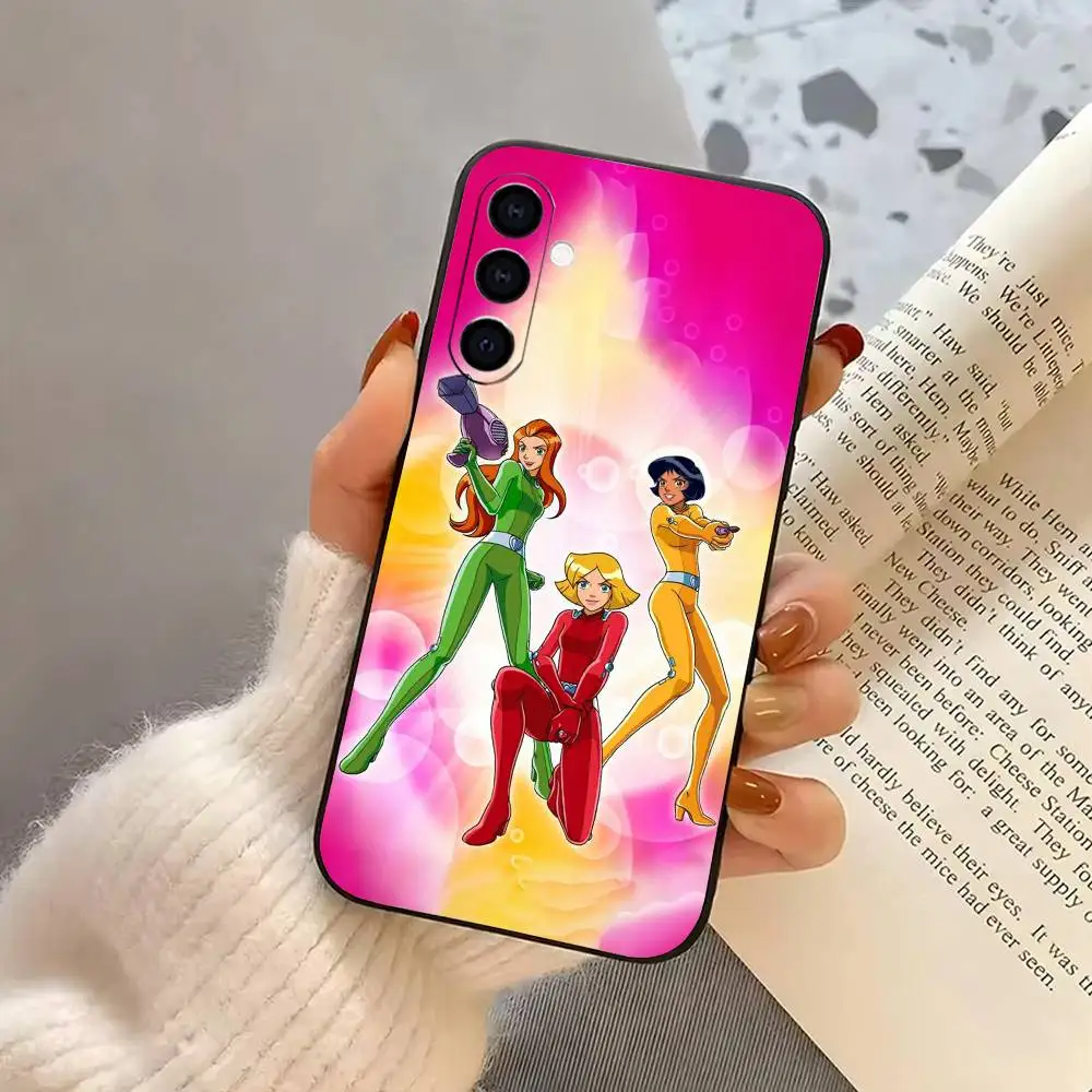 Cool gIrl T-Totally S-Spies Phone Case For Samsung Galaxy A73,A72,A71,A70,A53,A52,A51,Soft Silicone Black Cover