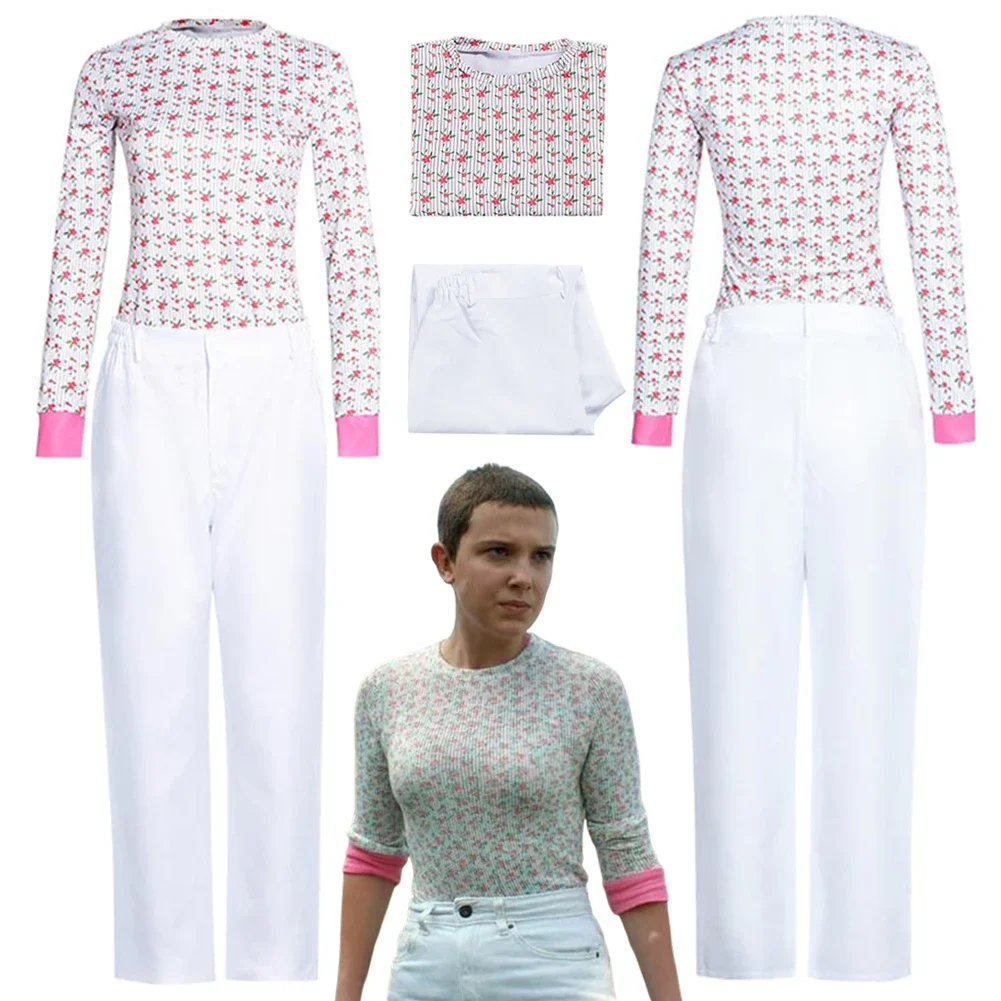 

Eleven Cospaly Costume Jacket Pants Tv St 5 Roleplay Fantasy Disguise Outfits Hallowmas Party Uniform Carnival Role Play Suits