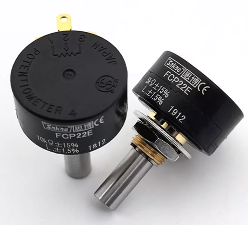 FCP22E Japan sakae single-turn precision conductive plastic potentiometer 1K 2K 5K 10k