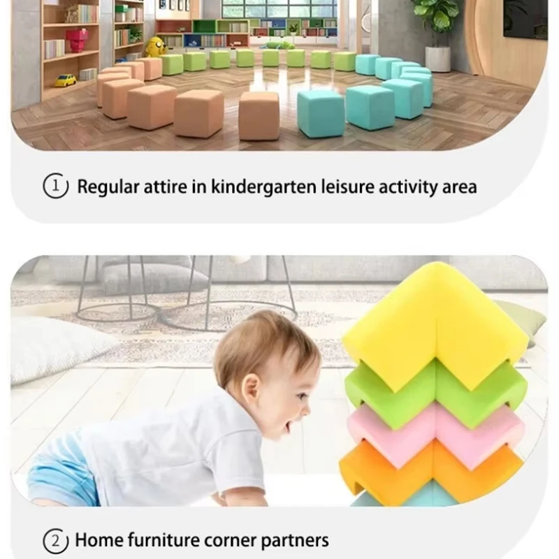 Protector de silicona de seguridad para niños y bebés, cubierta protectora de borde de esquina de la Mesa, anticolisión, 4 Uds., nuevo superventas