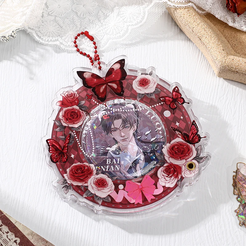 Anime Rafayel Sylus Xavier Love and Deepspace Zayne Cosplay Kawaii Badge Storage Bag Ornament Mascot Pendant Protective Case