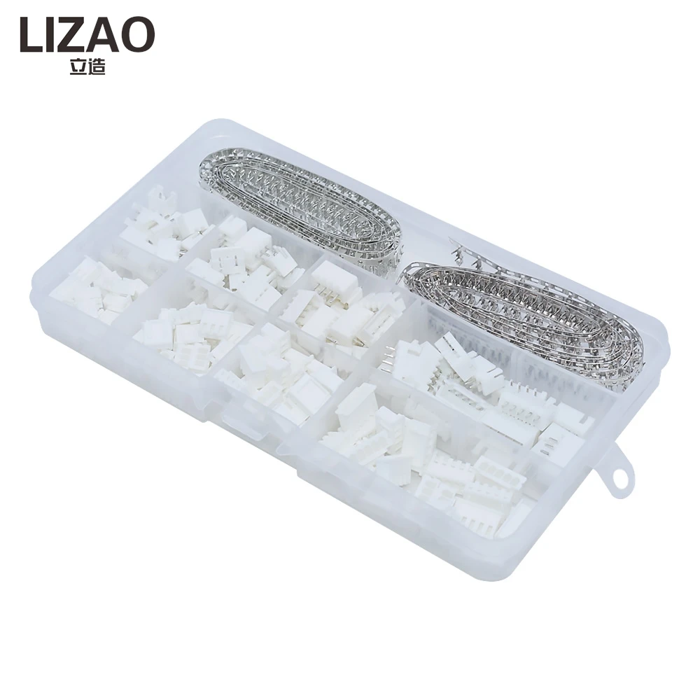 kit-de-conectores-jst-lizao-560pcs-xh254-ph20-2-3-4-5-6-pinos-macho-e-femea-com-cabo-e-terminal