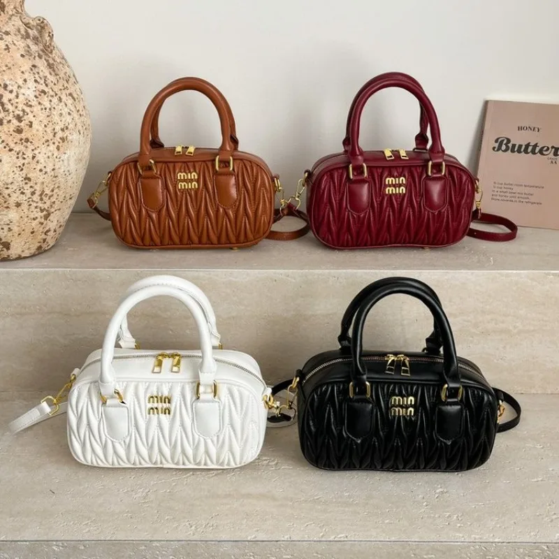 

Women Elegant Messenger Bag Luxury Designer Diaper Bag Classic Leather Tote Large Capacity Stylish Crossbody Handbag