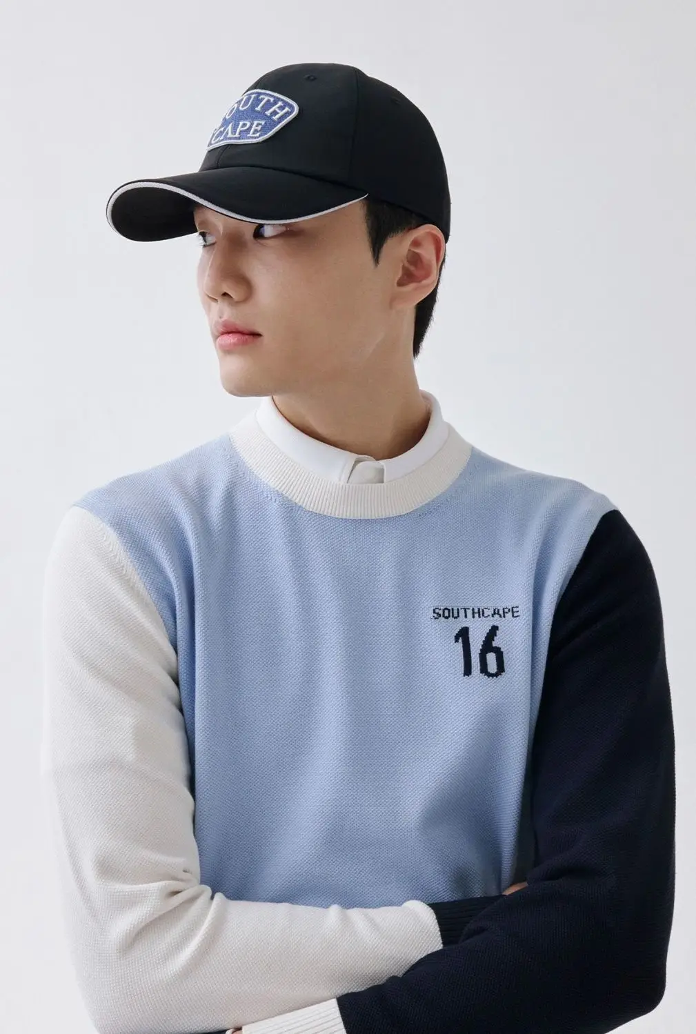 

Golf Men's Pullover Sweater: Trendy Color-Blocked Crew Neck Knit Sweater - Warm and Versatile