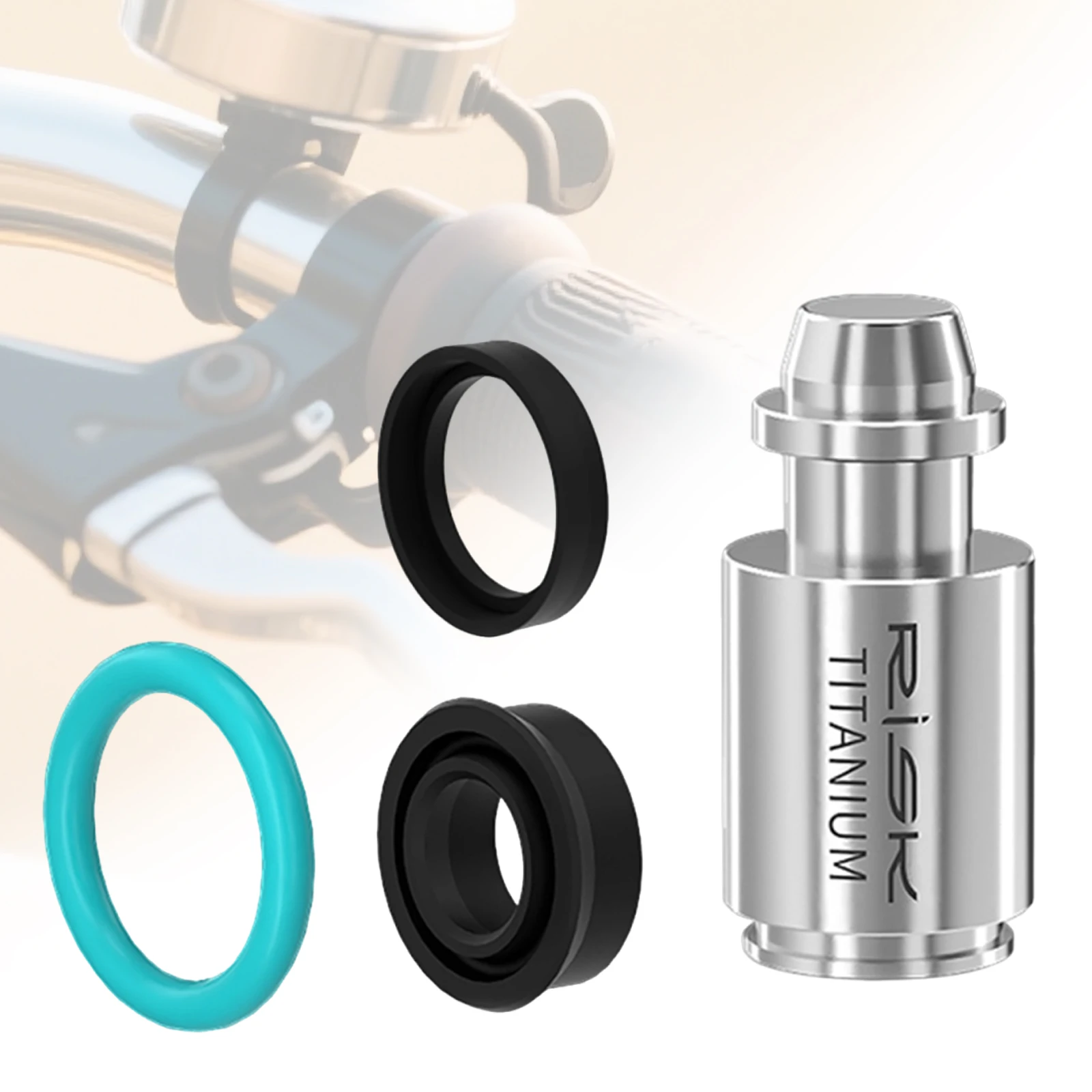 Bicycle Titanium Brake Lever Piston with Sealing Ring MTB Bike Disc Brake Lever Piston Repair Part for Magura MT2/4/5/6/7/8/HC - view 2