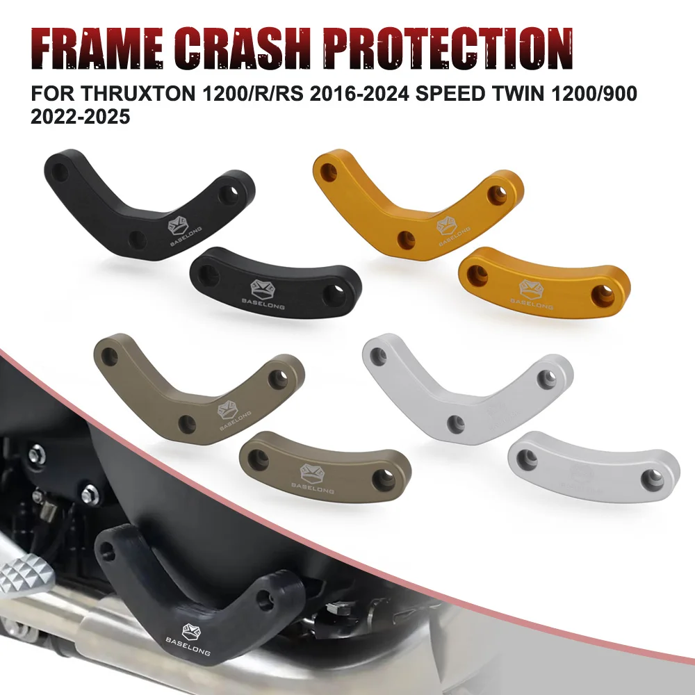 

For Thruxton 1200/R/RS 2016-2024 Speed Twin 1200/900 2022-2025 New Motorcycle Left And Right Engine Case Slider Protect Set Part