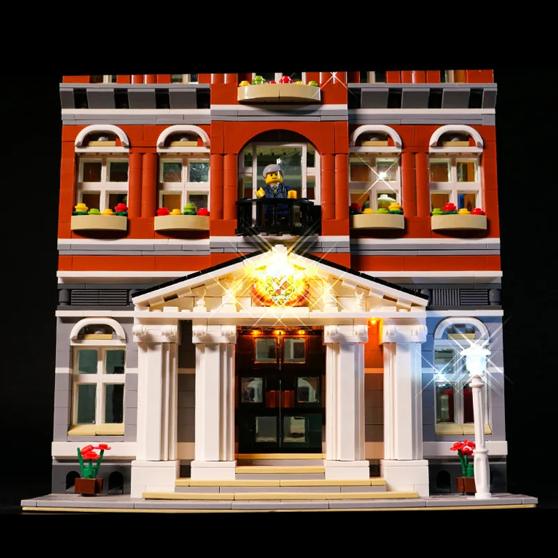 

Комплект светодиодных фонарей для LEGO 10224, совместимый с Town Hall 15003, идеи, подарок «сделай сам» (не включает строительные блоки, наборы кирпичей, наборы моделей)