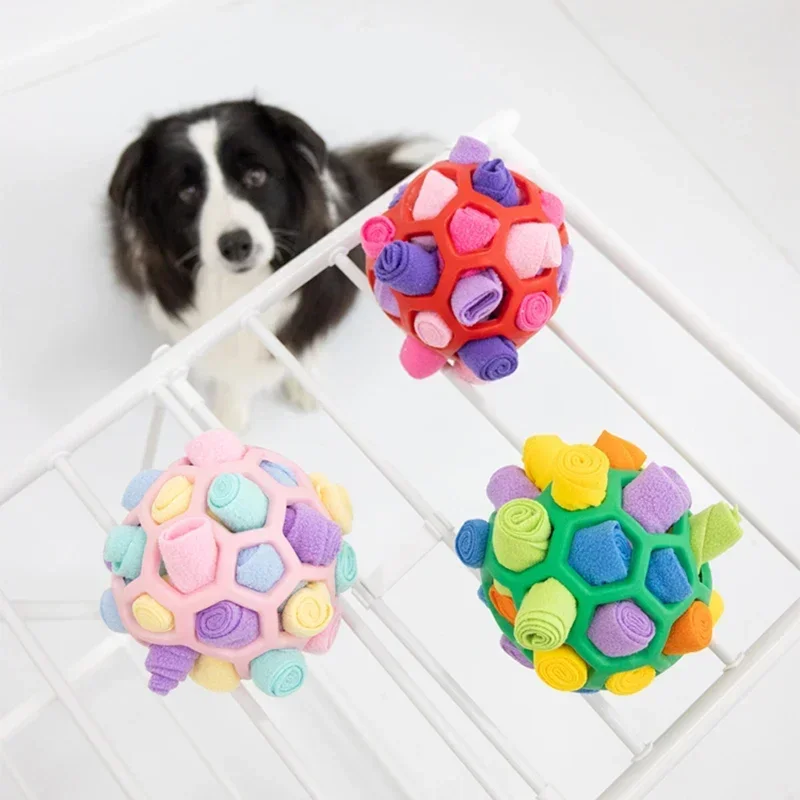 Pet Sniffing Ball Interactive Educational Training Educational Toy For Pets That Encourages Natural Foraging And Feeding