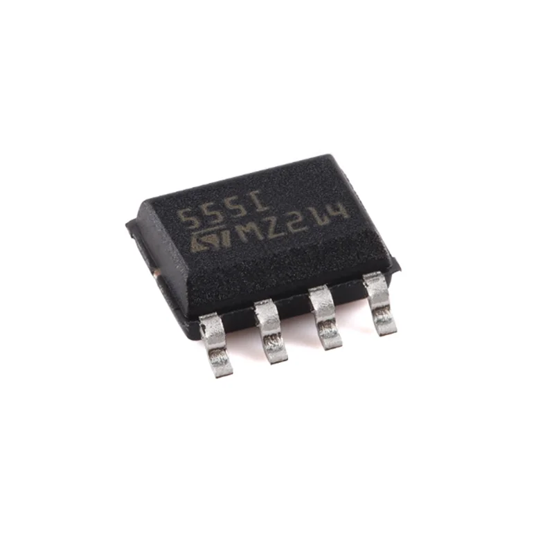 5pcs Original genuine TS555IDTTR SOP-8 low-power single-channel CMOS timer chip