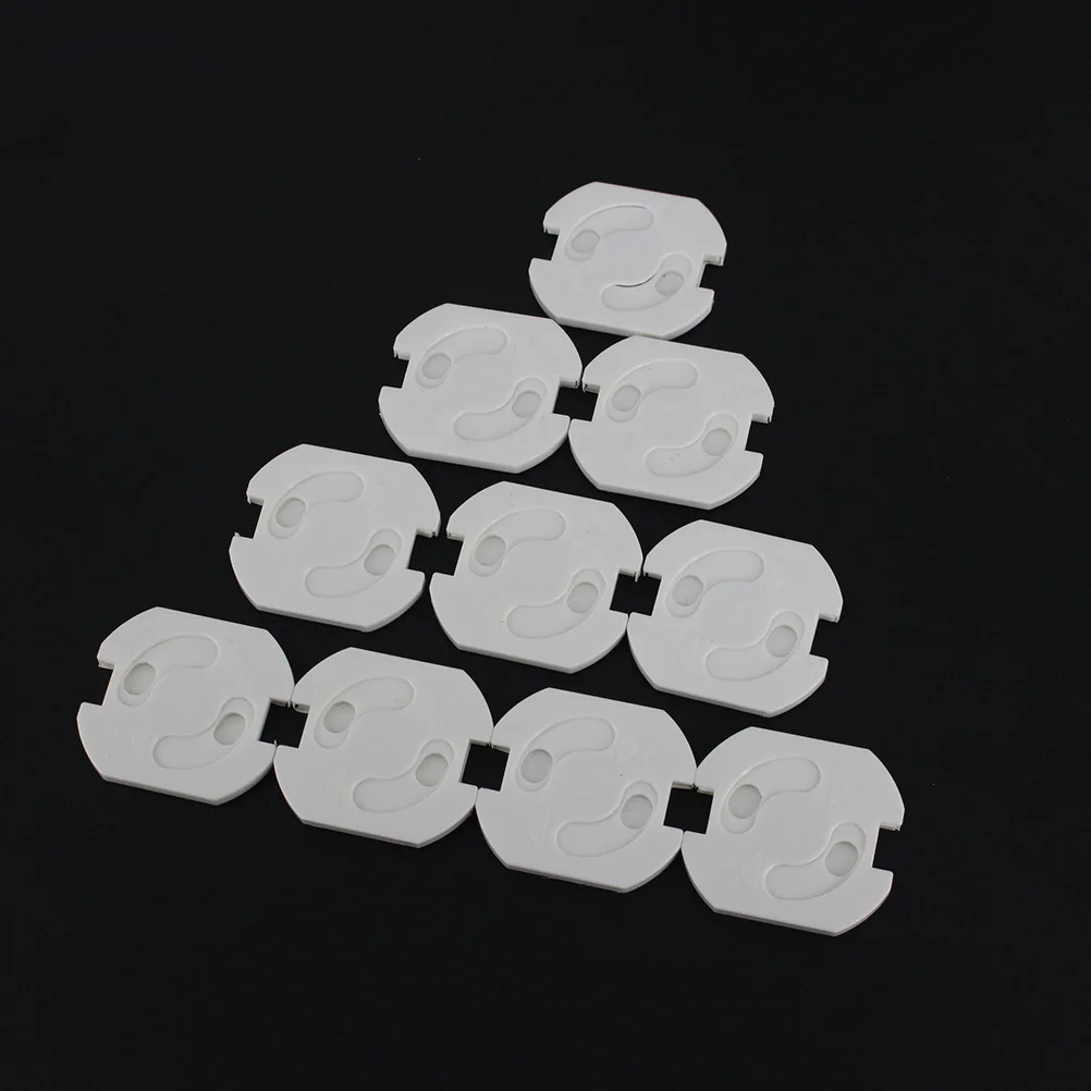 

10Pcs Child Safety Outlet Covers Easy Install Rotate 90 Degree Plug Protector Plug Socket Covers Socket Protectors