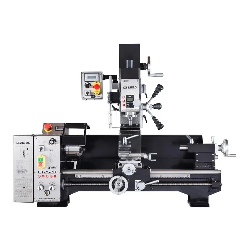 Lathe And Mill Drill Combo Multi Purpose Machine With CE CT2520 Mini 3 In 1 1.5 Years Provided CN;ANH CTMACH 1100w 210kg 1set