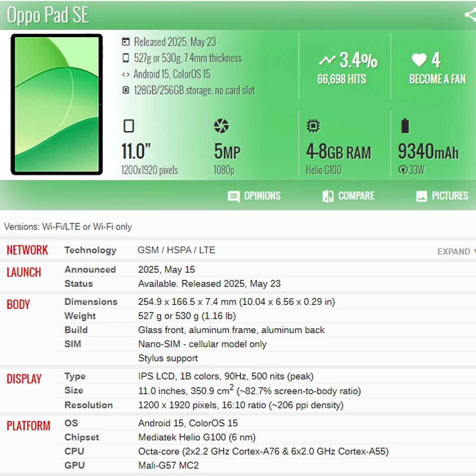 11" Touch Screen Front Glass For Oppo Pad SE OPD2101 OPD2417 Tablet LCD Fornt Touch Panel With OCA