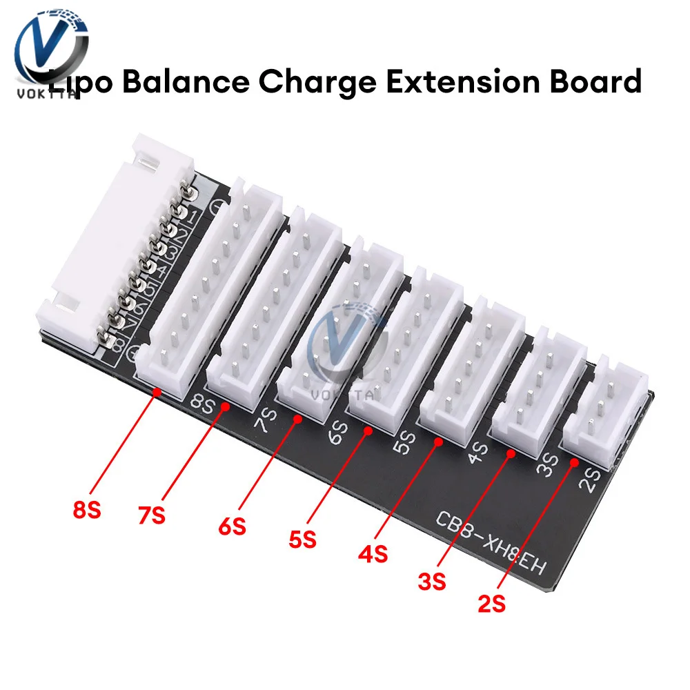 2-8S bateria Lipo płytka ładująca Balance Board ładowania produktów RC przejściówka do ładowarki moduł rozszerzeń ładowania baterii