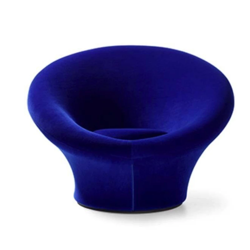 

Designer creative single chair ears casual balcony special-shaped blue single sofa