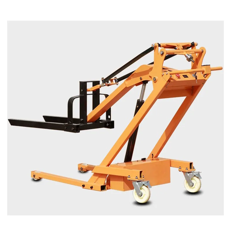 Portable Drum Handler Loader Multifunctional Crane with Roller Gripper for Drum Moving Heavy Duty Industrial Grade CE Certified