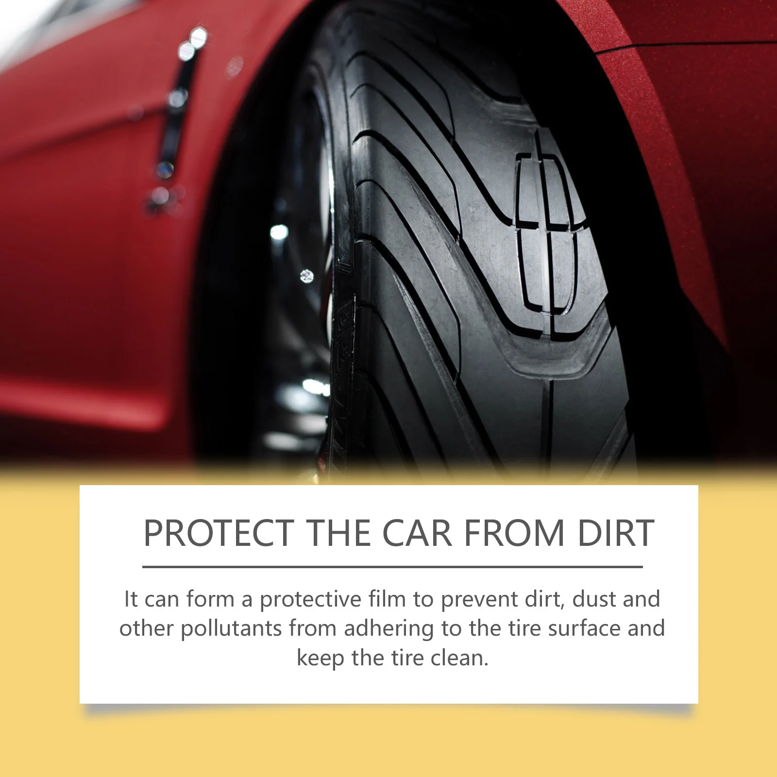 50g Car Tire Polishing Paste Tire Rubber Anti-aging Waterproof Anti-fouling Protective Sealant Gloss Hydrophobic Coating image 3
