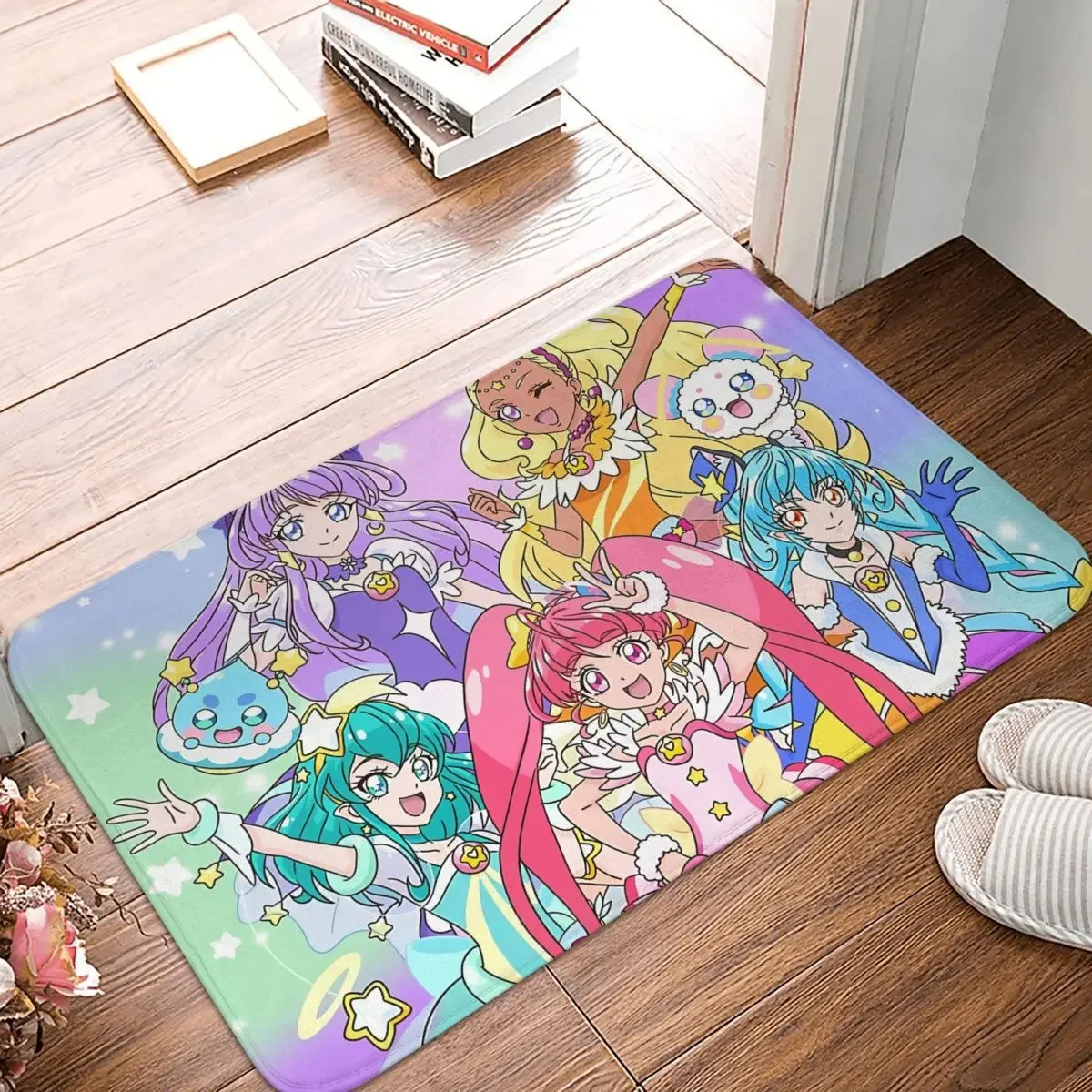 Pretty Cure Precure Princess Anime Bathroom Mat Star Twinkle Rug Home Doormat Kitchen Carpet Outdoor