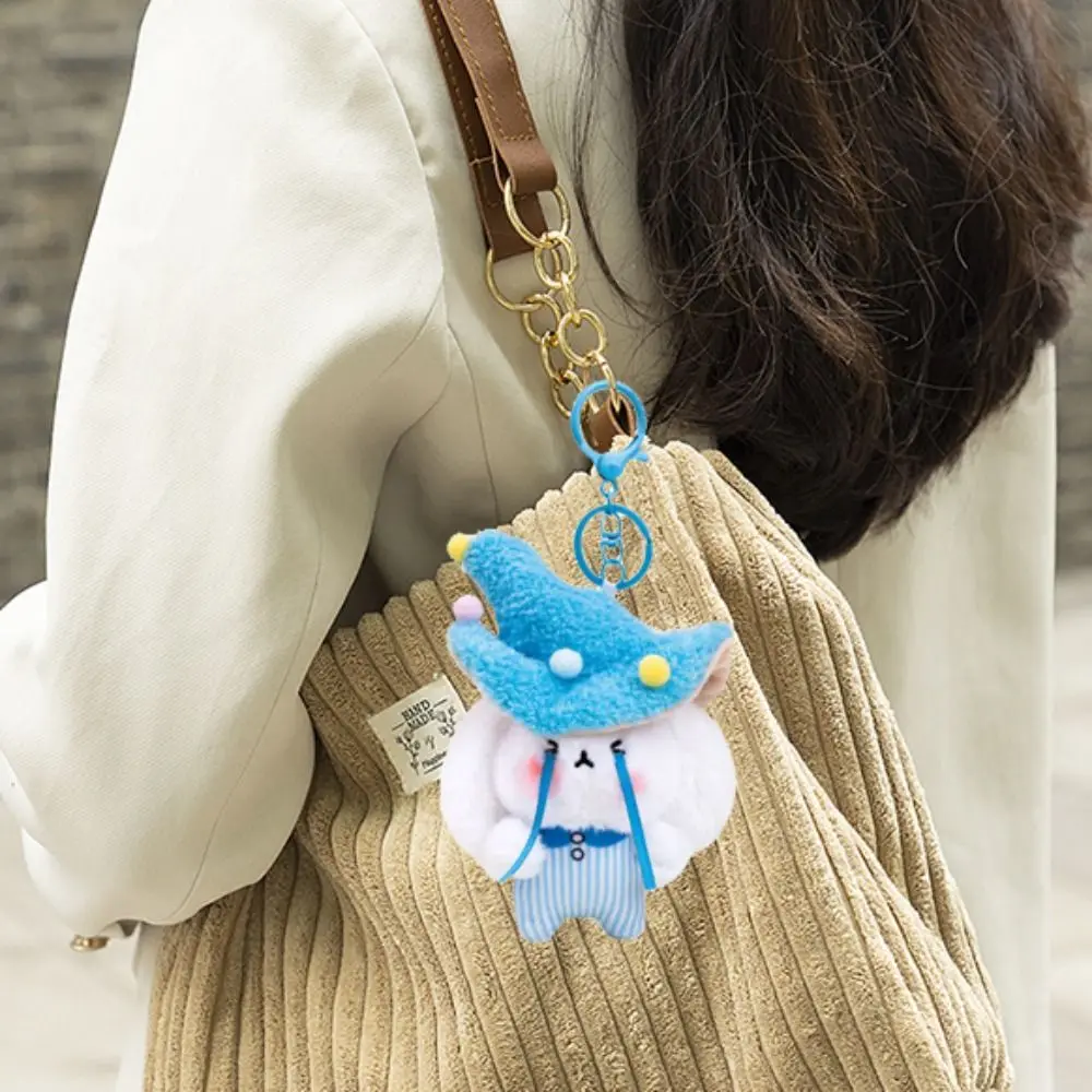 PP Cotton Mushroom Rabbit Elf Charm Fluffy Collection Mushroom Bag Pendant Comfortable Hanging Ornaments Rabbit Elf Keychain
